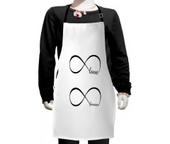 Infinity Monochrome Kids Apron