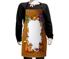 Rustic Animal Fun Kids Apron