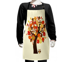 Abstract Tree Kids Apron