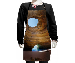 Sea Cave Benagil Portugal Kids Apron