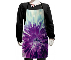 Blooming Floral Motifs Kids Apron