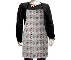 Atomic 50s Design Kids Apron