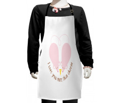 Pink Rats Cheese Kids Apron