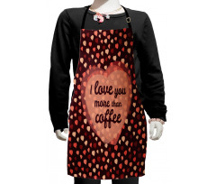 Coffee and Hearts Kids Apron