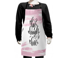 Abstract Pink Tone Kids Apron