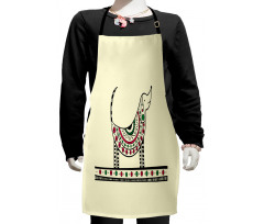 Dog Sketch Kids Apron