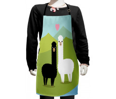 Animals in Love on Hill Kids Apron