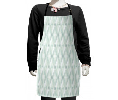 Tangled Lines Rhombus Kids Apron