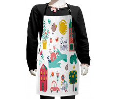 Cartoon Kids Apron