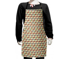 Flying Hearts Kids Apron