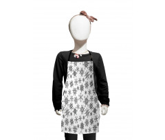 Line Winter Motifs Kids Apron