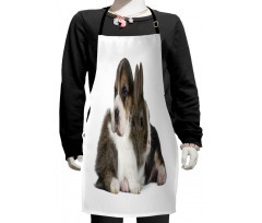 Rabbit Puppy Pet Friends Kids Apron