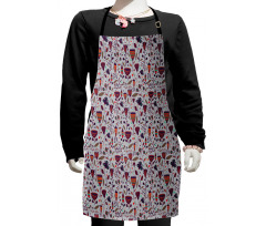 Blossoming Field Art Kids Apron