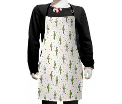 Cactus Plants in Pots Kids Apron