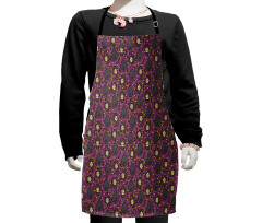 Cartoon Cheerful Sheep Kids Apron