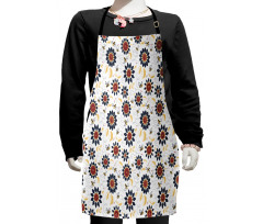 Sunflowers and Funny Bees Kids Apron
