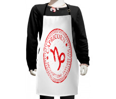 Horoscope Sign Kids Apron