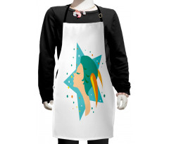 Woman and Horn Kids Apron