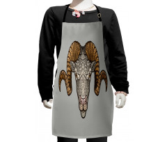 Ram Horns Kids Apron