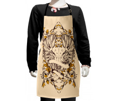 Abstract Animal Kids Apron