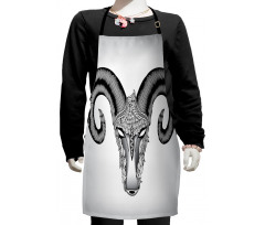 Head of Aries Art Kids Apron