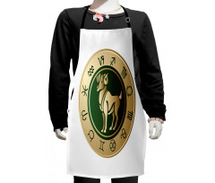 Circle Aries Art Kids Apron