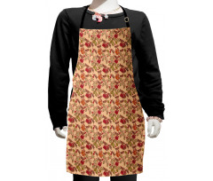 Berries Autumn Leaves Kids Apron