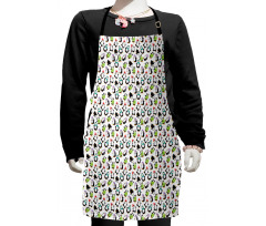 Happy Funny Animals Kids Apron