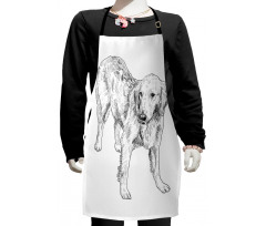 Young Dog Art Kids Apron