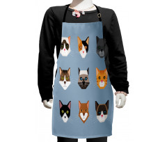 Contemporary Portraits Set Kids Apron