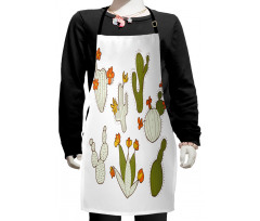 Doodle Cacti Flora Kids Apron