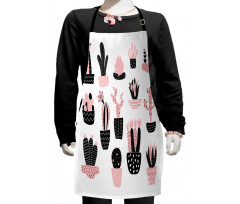 Succulent Pots Kids Apron