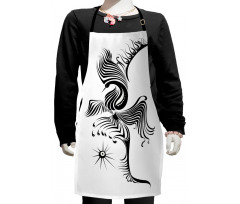 Abstract Phoenix Design Kids Apron