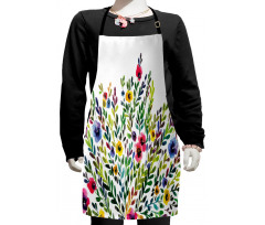 Burgeoning Nature Theme Kids Apron