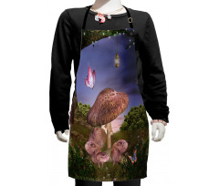 Enchanted Forest Fungi Kids Apron