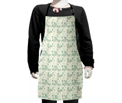 Soft Spring Wings Kids Apron