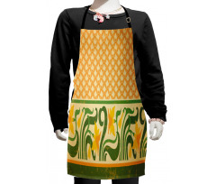 Ornate Daffodils Kids Apron