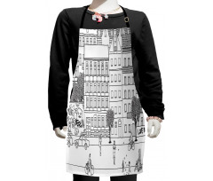 Monochrome Berlin Square Kids Apron