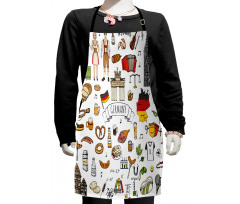 European Culture Kids Apron