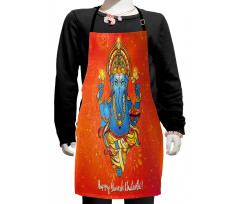 Traditional Elephant Kids Apron