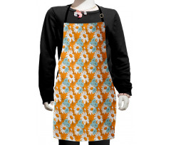 Spring Season Daisies Kids Apron