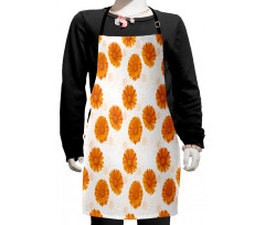 Calendula Flowers Kids Apron