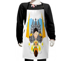 Traditional Girl Kids Apron