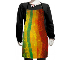 Deciduous Tree Leaves Kids Apron