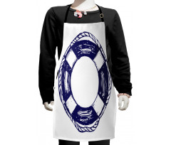 Sketch Life Buoy Kids Apron