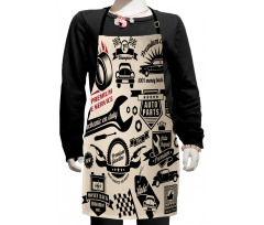 Car Repair Shop Logos Kids Apron