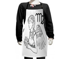 Angel with Bouquet Kids Apron