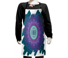 Doodle Mandala Kids Apron