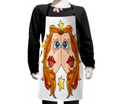 Twins of Zodiac Kids Apron