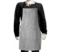 Abstract Modern Sea Kids Apron